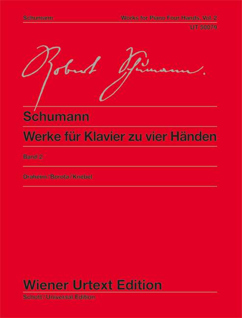 Schumann: Works for Piano (4 Hands) Volume 2 published by Wiener Urtext